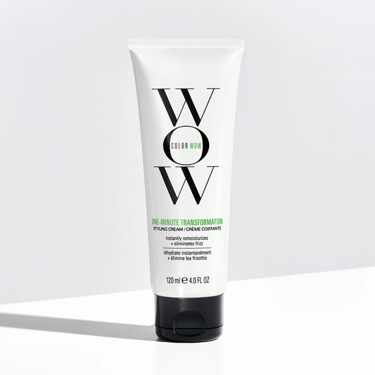 Color Wow One Minute Transformation Styling Cream – 4 oz Frizz Fix. Shine Boost. Style Reset.